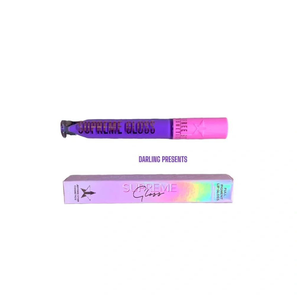 Jeffree Star Supreme Lip Gloss Unisex Color Frosting For Dinner